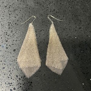 Tiffany Jewelry Tiffany Co Mesh Scarf Earrings Poshmark
